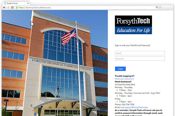 my forsyth tech student portal